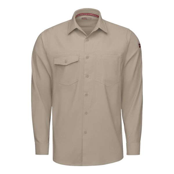 Men's Tall Cooling Long Sleeve Work Shirt Thumbnail