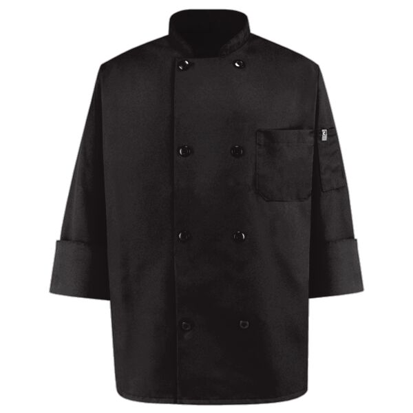 Black Traditional Chef Coat Thumbnail