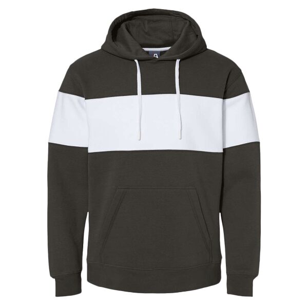 Men's Varsity Fleece Colorblocked Hooded Sweatshirt Thumbnail